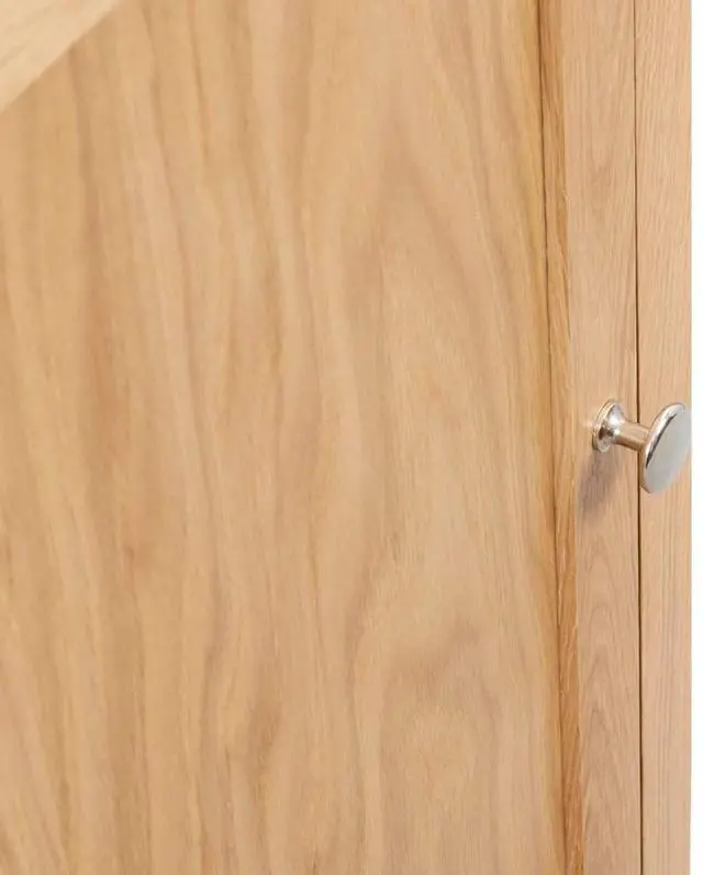Alt view image 18 of 20 - vidaXL Solid Oak Wood Corner Cabinet Space Saving Storage 23.2" Hallway Shelf