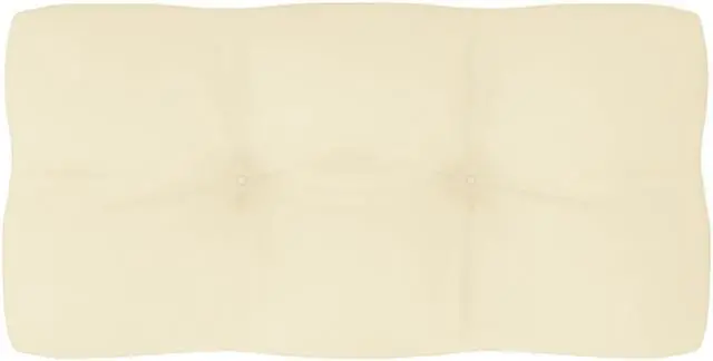Alt view image 4 of 13 - vidaXL Chair Cushion Outdoor Patio Pallet Seat Cushion Sofa Pad Cream Fabric