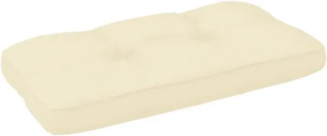 Alt view image 5 of 13 - vidaXL Chair Cushion Outdoor Patio Pallet Seat Cushion Sofa Pad Cream Fabric