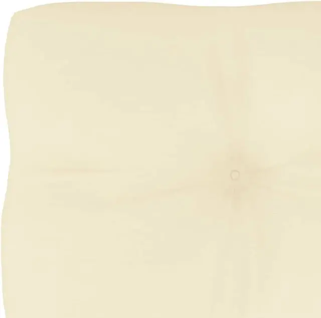 Alt view image 6 of 13 - vidaXL Chair Cushion Outdoor Patio Pallet Seat Cushion Sofa Pad Cream Fabric