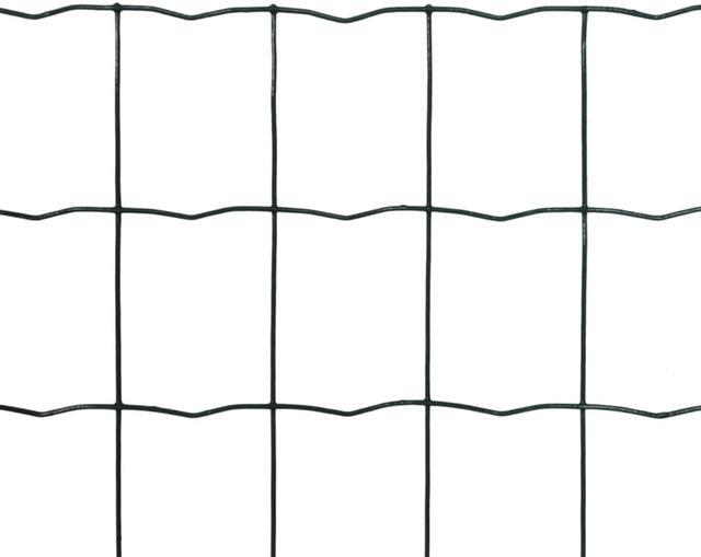 Alt view image 6 of 13 - vidaXL Fence Barrier Fence Metal Fence Wire Mesh Steel 82ft x 3.3ft Green