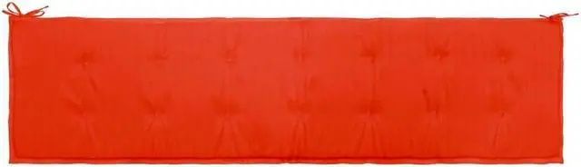 Alt view image 12 of 18 - vidaXL Garden Bench Cushion Red 200x50x4 cm Oxford Fabric