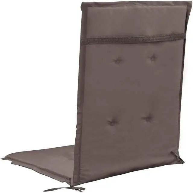 Alt view image 14 of 15 - vidaXL Chair Cushion 2 Pcs Outdoor Garden High Back Chair Cushion Taupe Fabric
