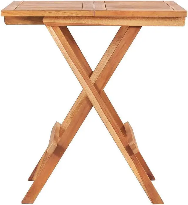 Alt view image 16 of 18 - vidaXL Patio Bistro Set Outdoor Bistro Table Chair 3 Piece Solid Teak Wood