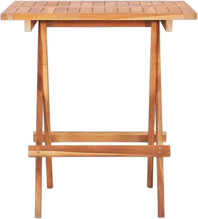Alt view image 17 of 18 - vidaXL Patio Bistro Set Outdoor Bistro Table Chair 3 Piece Solid Teak Wood