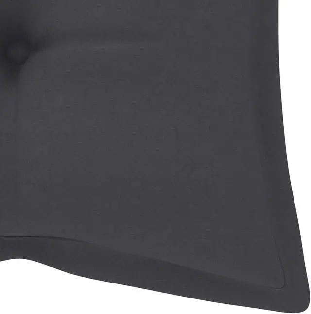 Alt view image 11 of 15 - vidaXL Bench Cushion Water Repellent Seat Cushion Anthracite Oxford Fabric