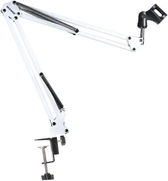 Alt view image 6 of 6 - Professional Adjustable Desktop Microphone Boom Arm Suspension Mic Scissor Arm Stand Holder
