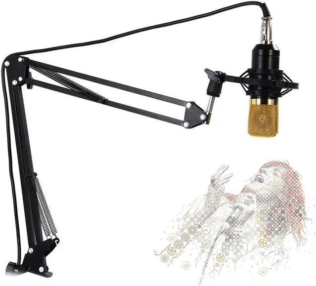 Alt view image 4 of 6 - Professional Adjustable Desktop Microphone Boom Arm Suspension Mic Scissor Arm Stand Holder