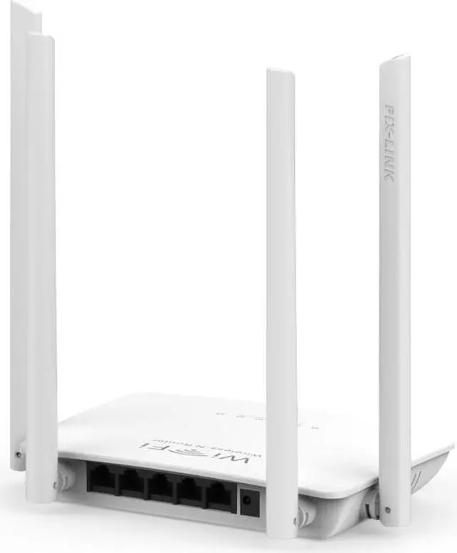 Alt view image 5 of 7 - 300Mbps Wireless-N Router with 4x10/100Mbps LAN PORTS and 1x10/100Mbps WAN PORT