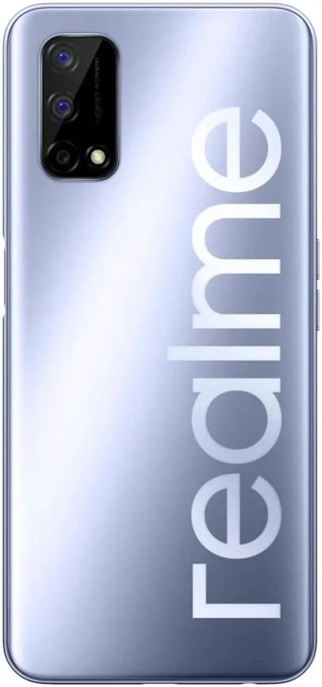 Alt view image 3 of 4 - Realme Q2 5G Smartphone 6.5-inch 4GB RAM 128GB ROM 5000mAh Battery Android 10-Silver