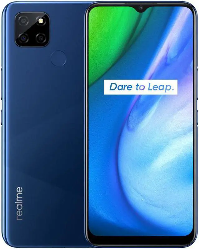Main image of Realme V3 5G Smartphone 6.5-inch 6GB RAM 128GB ROM 5000mAh Battery Android 10-Blue