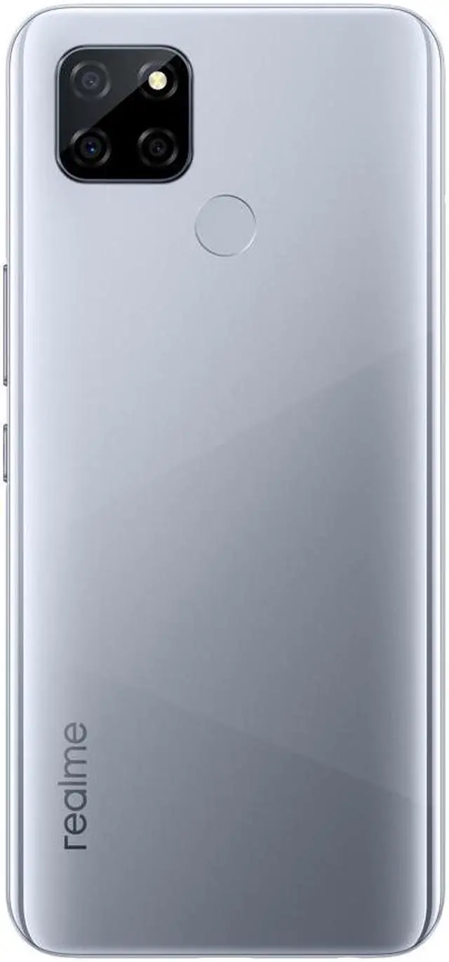Alt view image 4 of 4 - Realme V3 5G Smartphone 6.5-inch 6GB RAM 128GB ROM 5000mAh Battery Android 10-Silver 6GB