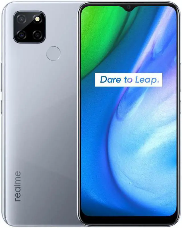 Main image of Realme V3 5G Smartphone 6.5-inch 6GB RAM 128GB ROM 5000mAh Battery Android 10-Silver 6GB