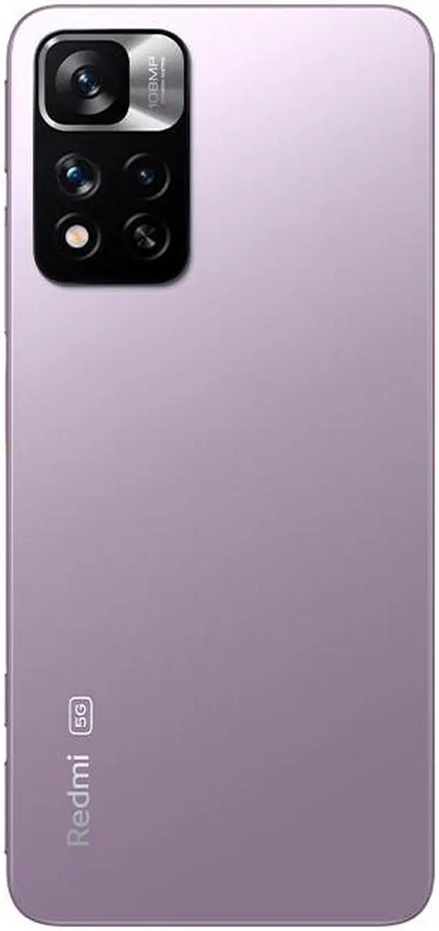 Alt view image 3 of 7 - Xiaomi Redmi Note 11 Pro 6.67-inch 2400x1080P AMOLED Display 5G Smartphone 8GB 128GB 5160mAh Battery Android 11-Purple