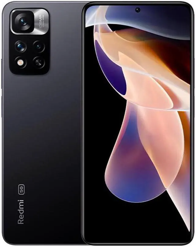 Main image of Xiaomi Redmi Note 11 Pro Plus 6.67-inch 2400x1080P AMOLED Display 5G Smartphone 8GB 128GB 4500mAh Battery Android 11-Black