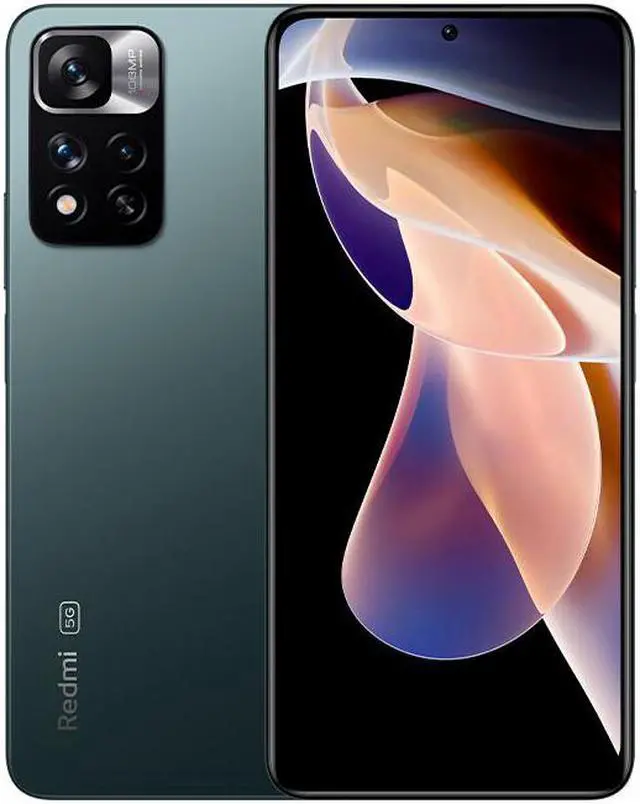 Main image of Xiaomi Redmi Note 11 Pro Plus 6.67-inch 2400x1080P AMOLED Display 5G Smartphone 8GB 128GB 4500mAh Battery Android 11-Green