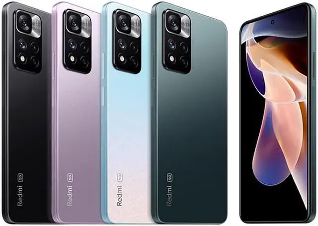 Alt view image 6 of 6 - Xiaomi Redmi Note 11 Pro Plus 6.67-inch 2400x1080P AMOLED Display 5G Smartphone 8GB 128GB 4500mAh Battery Android 11-Green