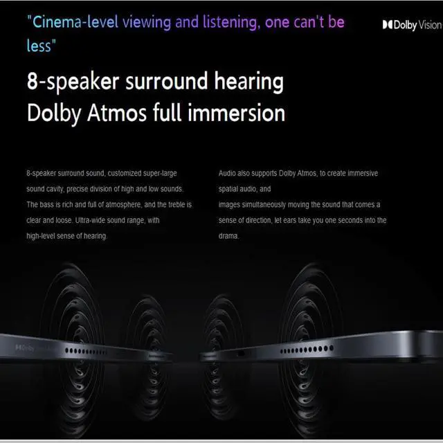 Alt view image 6 of 7 - Xiaomi Mi Pad 5 Pro 11.0-inch 2560x1600P LCD Display Tablet 6GB 256GB 8600mAh Battery Android 11-Black