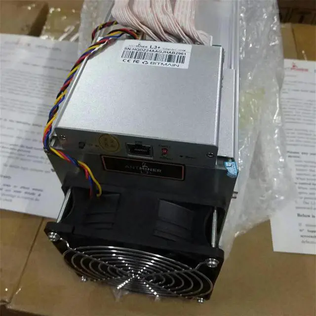 Alt view image 2 of 7 - ANTMINER L3+ 504M/S ( With power supply ) Scrypt Litecoin Miner LTC Mining Machine Better Than ANTMINER L3 S9 S9i
