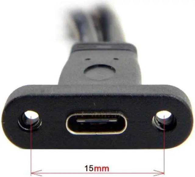 Alt view image 5 of 5 - Jimier Single Port USB 3.1 Type C USB-C Female to USB 3.0 Motherboard 19pin Header Cable 40cm UC-365-0.4M