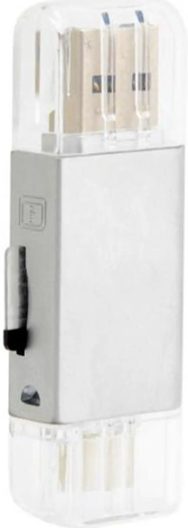 Alt view image 3 of 7 - Jimier USB-C Type C / USB 2.0 to NM Nano Memory Card & TF Micro SD Card Reader for Huawei Cell Phone & Laptop UC-361