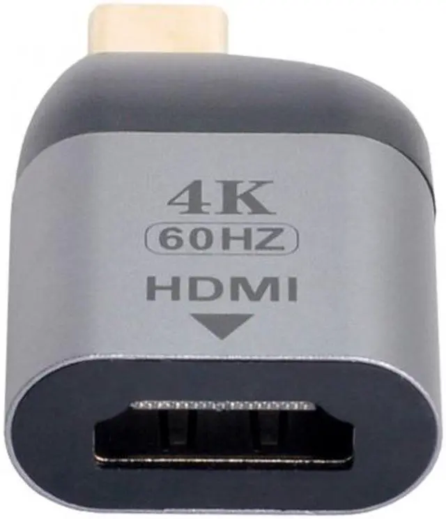 Alt view image 4 of 7 - Cablecc USB-C Type C to HDMI-compatible Converter HDTV Adapter 4K 60hz 1080p for Tablet & Phone & Laptop
