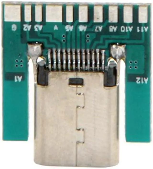 Alt view image 5 of 7 - CY DIY 24pin USB 3.1 Type C Female Socket Connector SMT type with PC Board UC-206