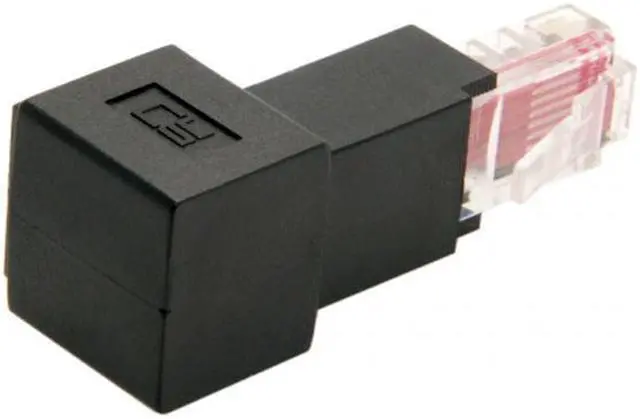 Alt view image 4 of 6 - CY Up Angled 90 Degree 8P8C FTP STP UTP Cat 5e Male to Female Lan Ethernet Network Extension Adapter UT-010-UP
