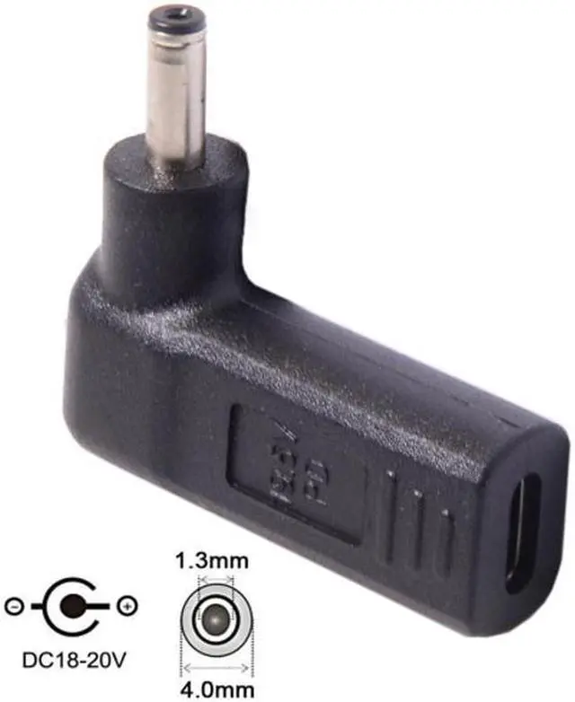 Alt view image 2 of 4 - Jimier USB 3.1 Type C USB-C to 4.0*1.3mm Adapter 90 Degree Angled UC-112-4013MM