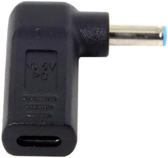 Alt view image 3 of 4 - Jimier USB 3.1 Type C USB-C to 4.5*3.0mm Adapter 90 Degree UC-112-4530HP