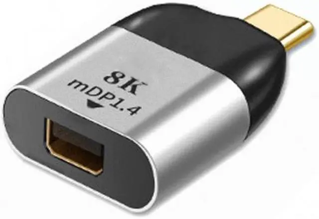 Alt view image 3 of 7 - CY USB-C Type C to Mini DP Displayport Converter Adapter 4K 2K 60hz for Tablet & Phone & Laptop UC-220-MDP