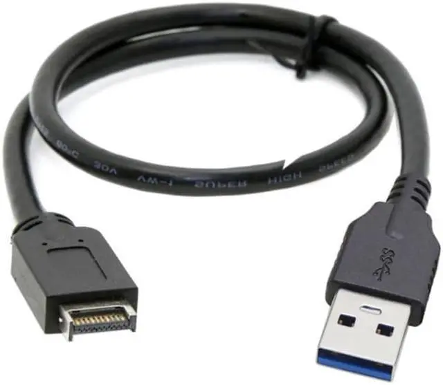 Alt view image 5 of 6 - CY USB 3.1 Front Panel Header to USB 3.0 Type-A Male Extension Data Cable 50cm UC-117