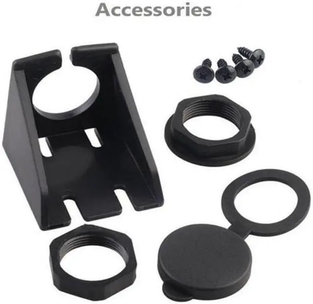 Alt view image 2 of 7 - FVH 1m Waterproof Dual USB 3.0 Extension AUX Flush Mount Car Mount Extension Cable for Dashboard Panel U3-383-2P-1.0M