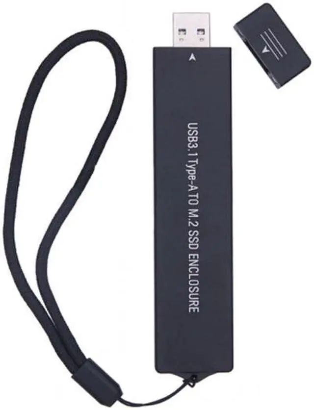 Alt view image 6 of 7 - Jimier USB 3.0 to NVME M-key M.2 NGFF SATA SSD External PCBA Case Conveter Adapter RTL9210B Chipset 2280mm