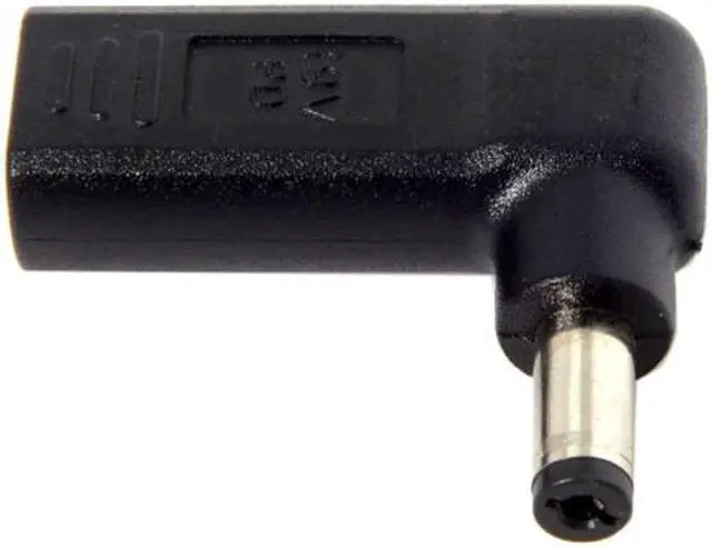 Alt view image 2 of 4 - Jimier USB 3.1 Type C USB-C to 5.5 2.1mm Adapter 90 Degree Angled UC-112-5521MM