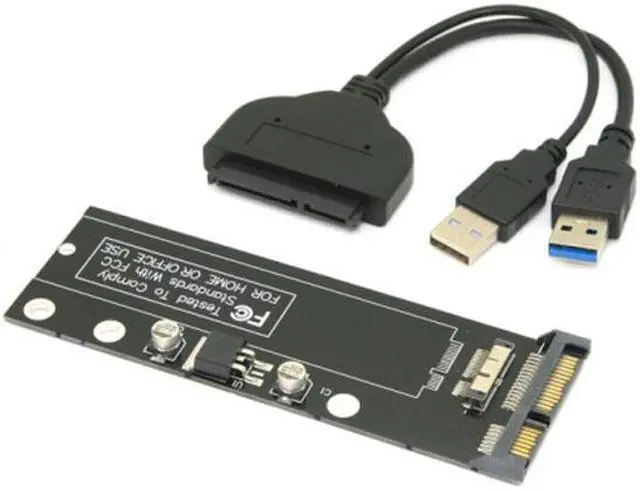 Main image of Jimier USB 3.0 to 12+6pin SSD HDD to SATA 22Pin Hard Disk Cartridge Drive for Apple 2010 2011 Macbook Air A1369 A1370 SSD U3-067/SA-161