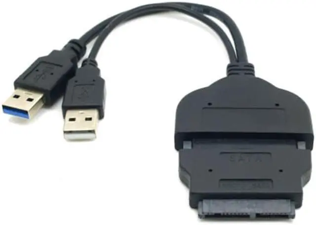 Alt view image 3 of 4 - CY 1set USB 3.0 to SATA 22Pin & SATA to 16Pin Micro SATA Adapter for 1.8" 2.5" Hard Disk Driver With Extral USB Power Cable U3-067/SA-006
