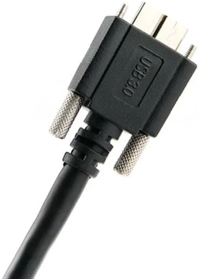 Alt view image 2 of 6 - CY 3.0M USB 3.0 A type Cable Male to Micro USB 3.0 B Male with Mount Panel Screws for Hard Disk Mobile Phone U3-106-3.0M