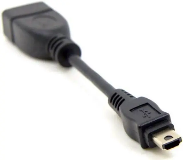 Alt view image 2 of 4 - Jimier VMC-UAM1 USB 2.0 OTG Cable Mini A Type Male to USB Female Host for Sony Handycam & PDA & Phone U2-007