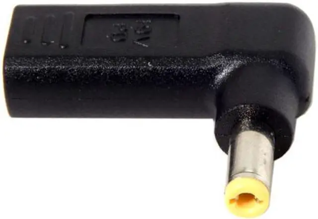 Alt view image 2 of 5 - Jimier USB 3.1 Type C USB-C to 5.5*2.5mm Adapter 90 Degree Angled UC-112-5525MM