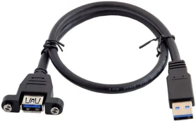Alt view image 6 of 7 - Jimier USB 3.0 Type-A Male to USB-C Type-C Female Stretch Coiled Cable 100cm Extension 5Gbps for Disk Phone Camera Data