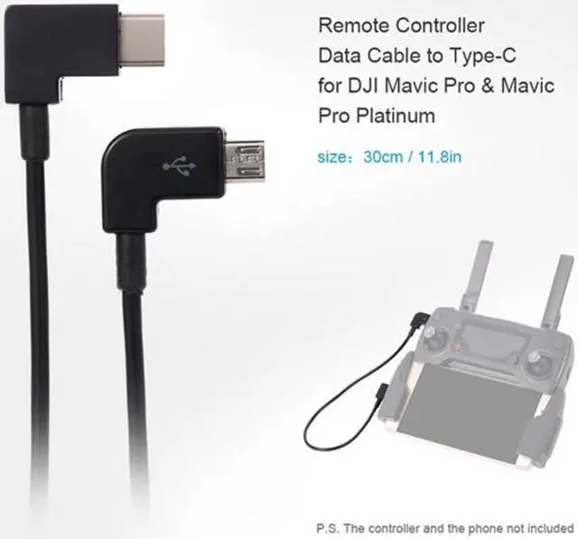Alt view image 5 of 5 - CY Remote Controller Data Cable Type-C to Micro USB for DJI Mavic Pro Platinum Mavic Pro RC Accessories UC-055