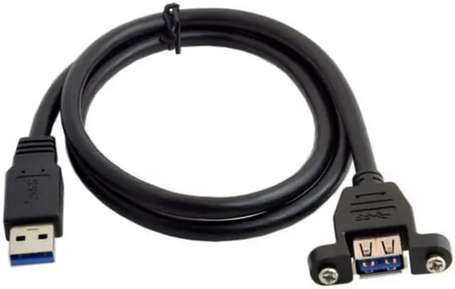 Alt view image 5 of 7 - Jimier USB 3.0 Type-A Male to USB-C Type-C Female Stretch Coiled Cable 100cm Extension 5Gbps for Disk Phone Camera Data