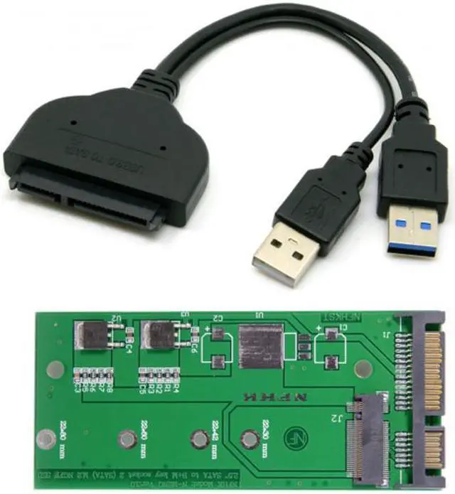 Alt view image 2 of 6 - CY USB 3.0 to SATA 2.5" Hard Disk to M.2 NGFF B/M-Key 2 Lane SSD for E431 E531 X240 Y410P Y510 U3-067/SA-123