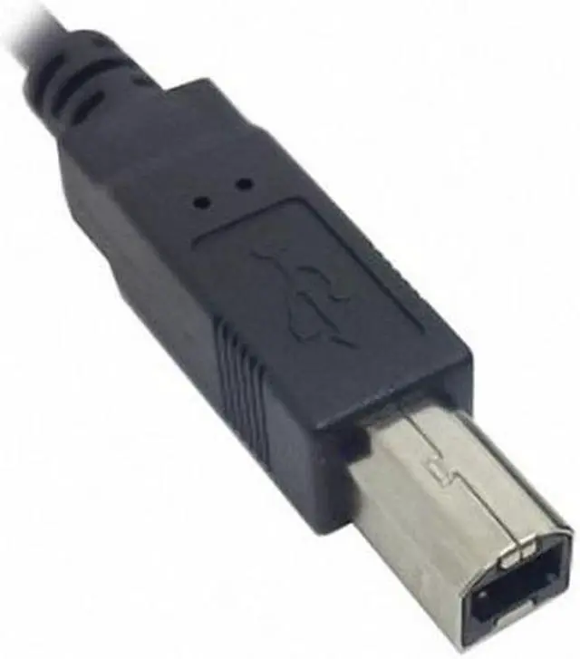 Alt view image 2 of 5 - CY Left Angled 90 Degree Micro USB OTG to Standard B Type Printer Scanner Hard Disk Cable 60cm U2-203-LE-0.6M