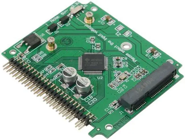 Alt view image 4 of 6 - Jimier Low Profile Half-Heigh mSATA  SSD to 2.5 inch IDE 44pin Hard Disk Case Enclosure for Notebook Laptop SA-111