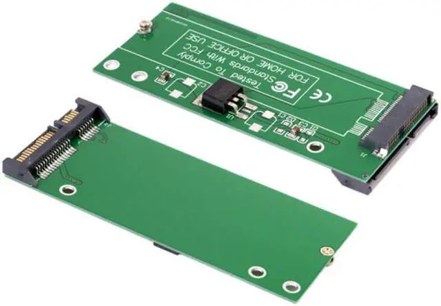 Alt view image 2 of 7 - Jimier SATA 22P 7+15 to MSATA Mini PCI-E PCBA Assembly only for UX31 UX21 XM11 SSD Solid State Disk SA-084