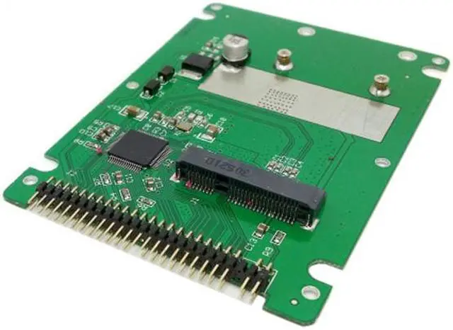 Main image of Jimier mSATA mini PCI-E SATA SSD to 2.5 inch IDE 44pin Notebook Laptop hard disk case Enclosure White SA-106