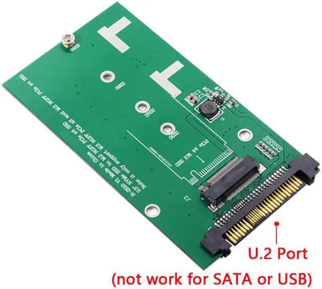Alt view image 5 of 6 - Jimier SFF-8639 NVME U.2 to NGFF M.2 M-key PCIe SSD Adapter for Mainboard Replace SA-211