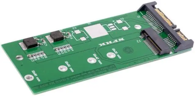 Alt view image 2 of 6 - Jimier M.2 NGFF B/M-key 2 Lane SSD to 7mm 2.5" SATA 22pin hard disk case PCBA for E431 E531 X240S Y410P Y510P SA-123